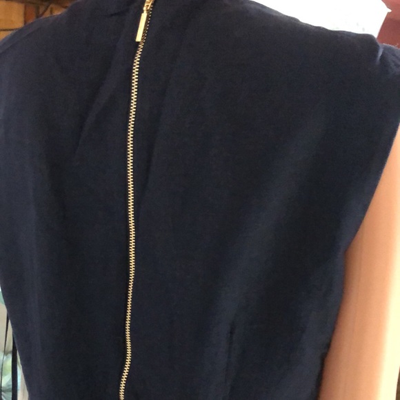 Karl Lagerfeld linen dress knee length size 12 - Picture 9 of 10